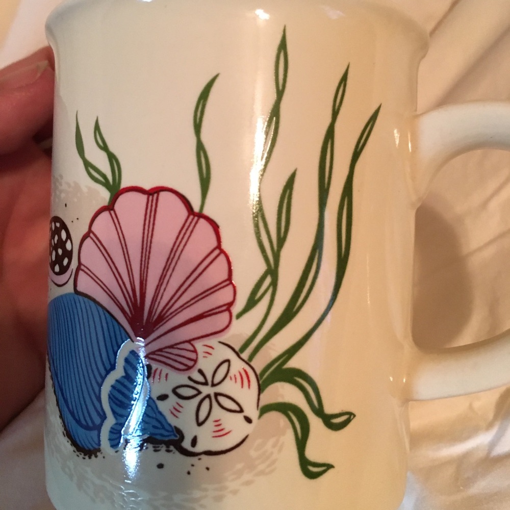 Vintage seashell mug - Picture 4 of 5